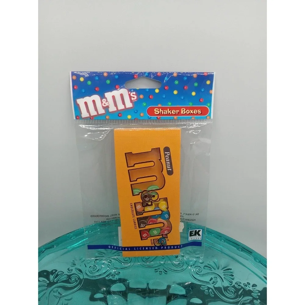 RARE M&M's Peanut Chocolate Candy Bag Shaker Box Scrapbook Embellishment Jolee's